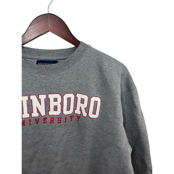 Edinboro University Pullover Crewneck Sweatshirt XL Gray Red College Jansport - Picture 5 of 9